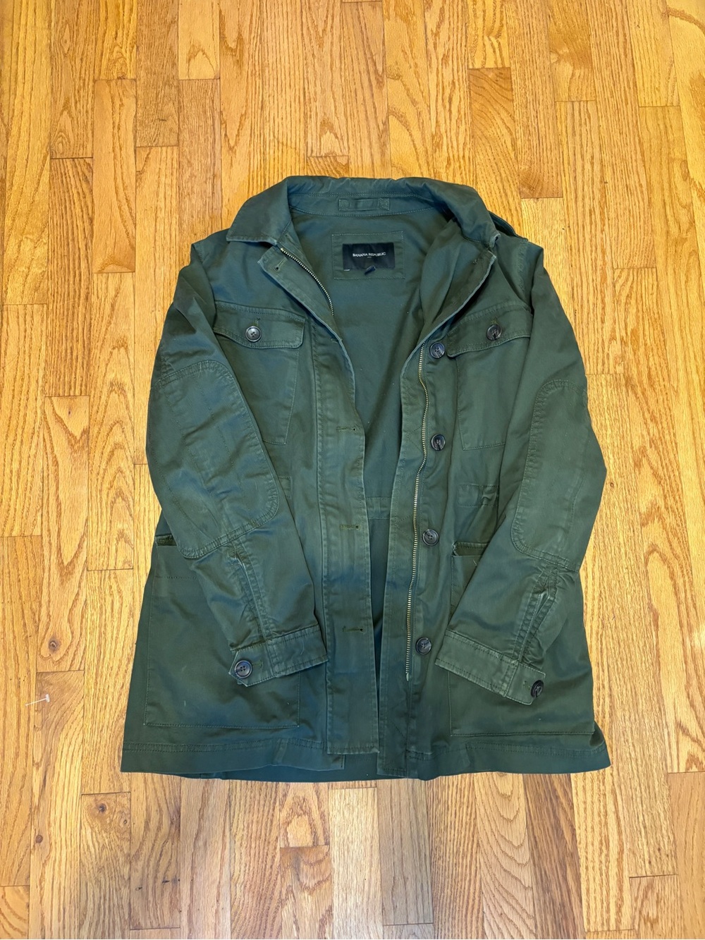Banana Republic Olive Green Women's Military Field Jacket